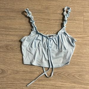 Light Blue Cropped Cami